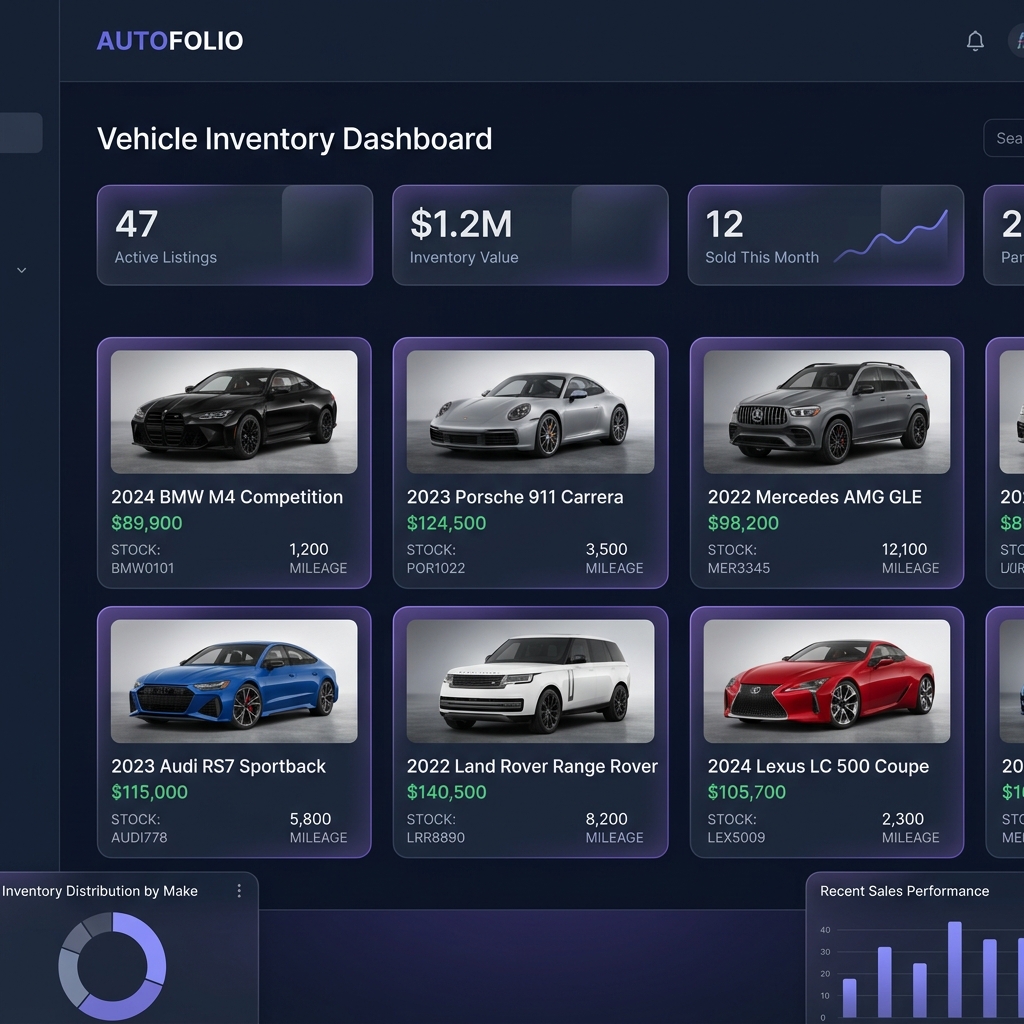 VIN to lot to listing